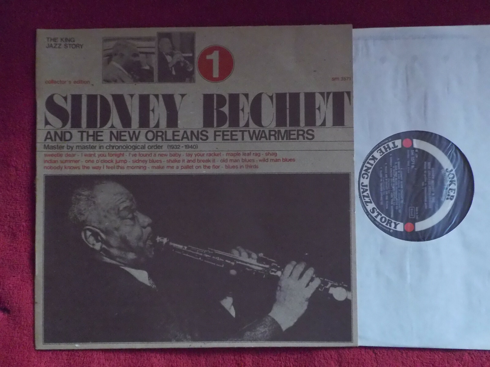 Sidney Bechet and the New Orleans Feetwarmers – The King Jazz Story 1 (LP, 1974)