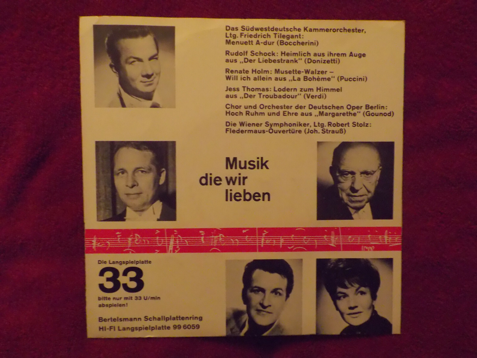 V.A. – Musik die wir lieben Potpourri | Bertelsmann Records, 99 60 59, Bild 4