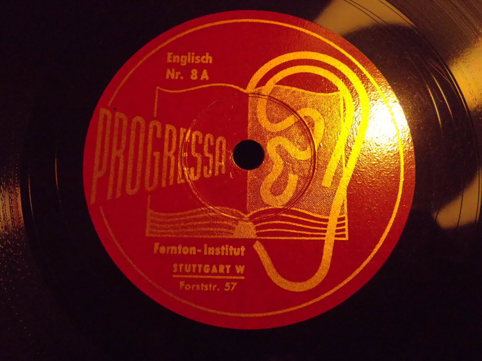 Englisch 8–12 – Fernton-Institut | Progressa Records, Schellack, Bild 2