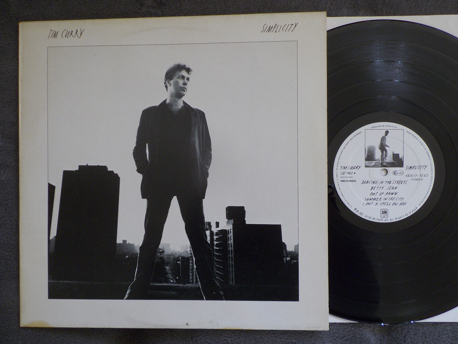 Tim Curry – Simplicity (LP, A&M Records, AMLH 64830, Niederlande, 1981)