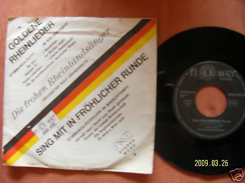 Die frohen Rheinlandsänger – Goldene Rheinlieder / Sing mit in fröhlicher Runde (Flower Records, BMB 2002)