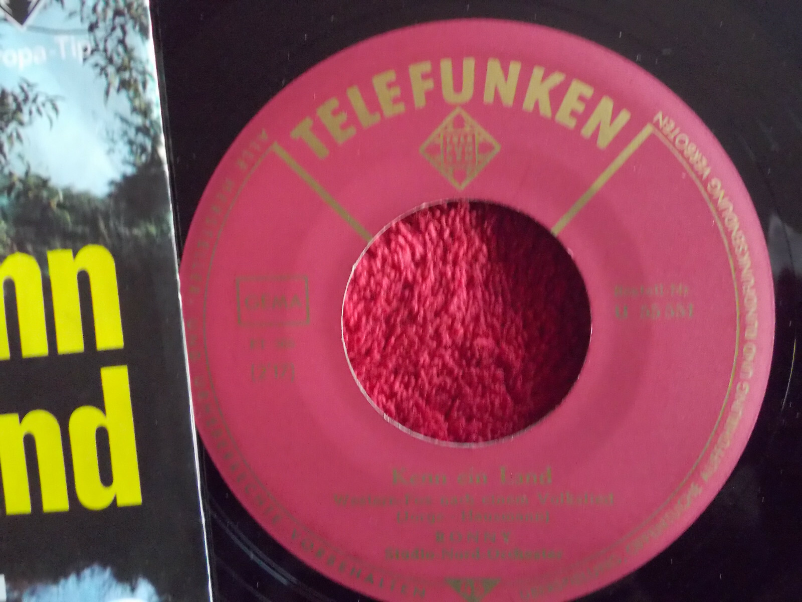 Ronny – Kenn ein Land / Kleine Annabell (Telefunken Records, U 55 551), Bild 2