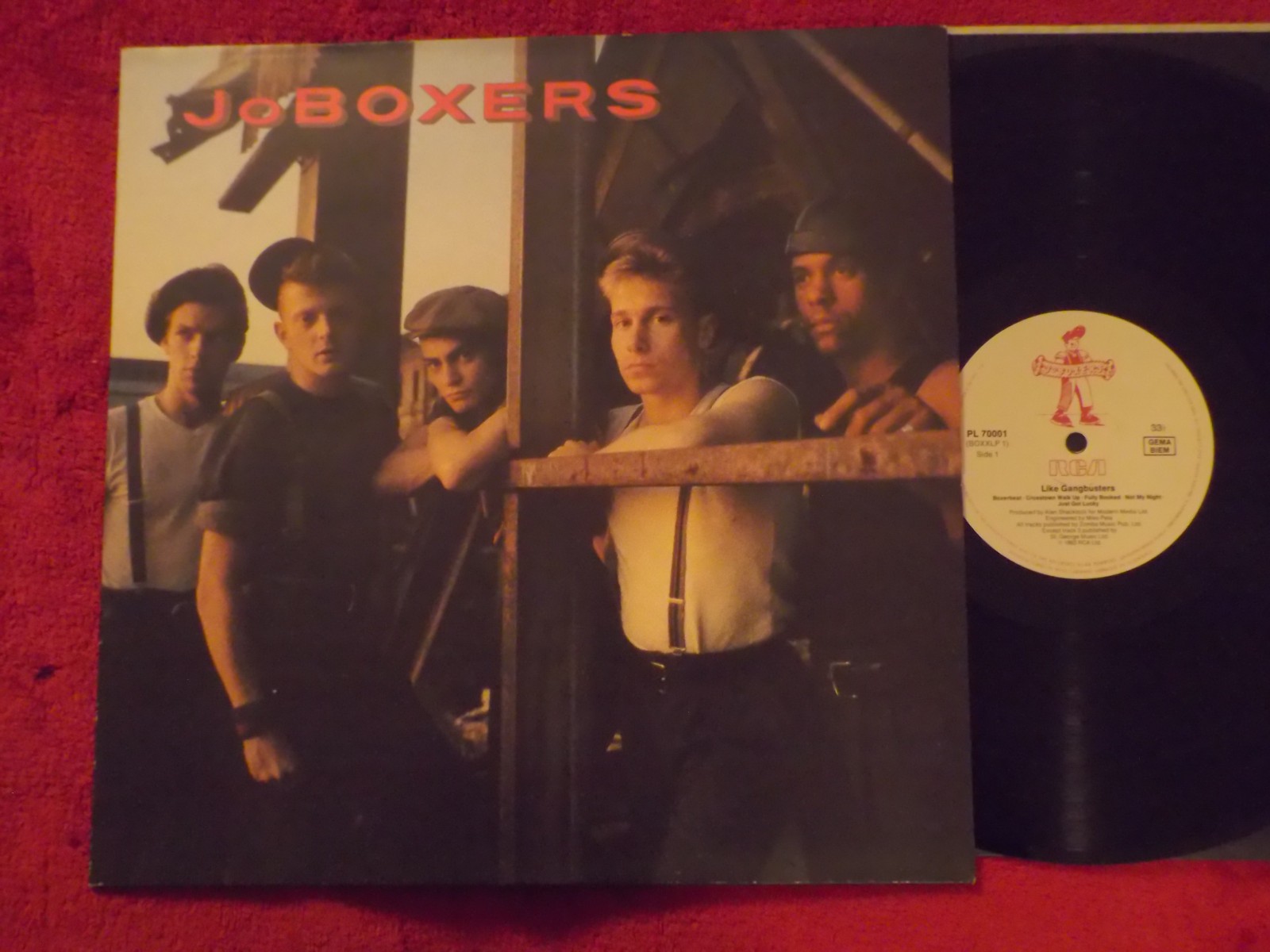 JoBoxers – Like gangbusters · LP, RCA Records PL 70001 (1983)