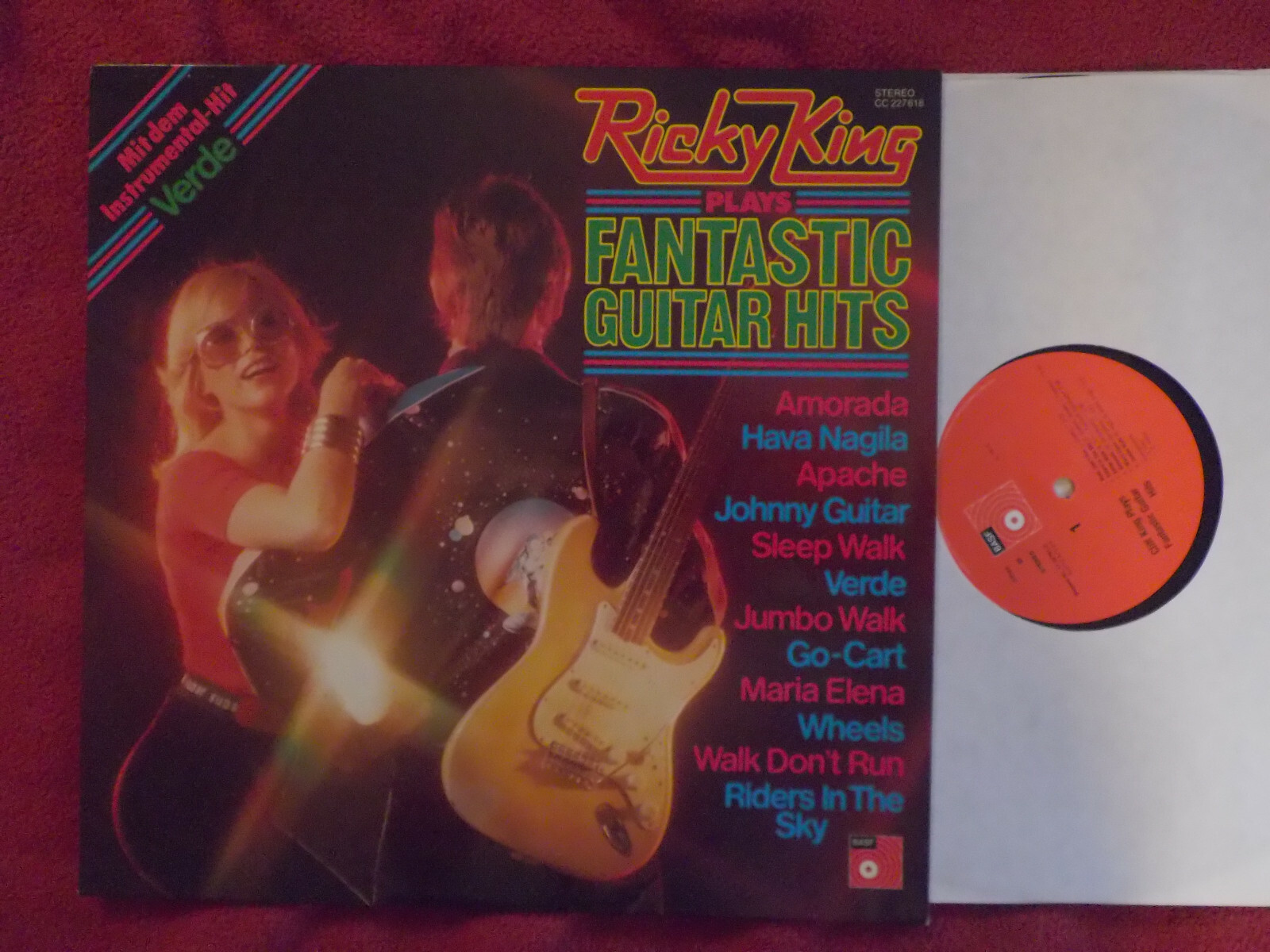 Ricky King – Plays Fantastic Guitar Hits (BASF Records, LP, 1976)