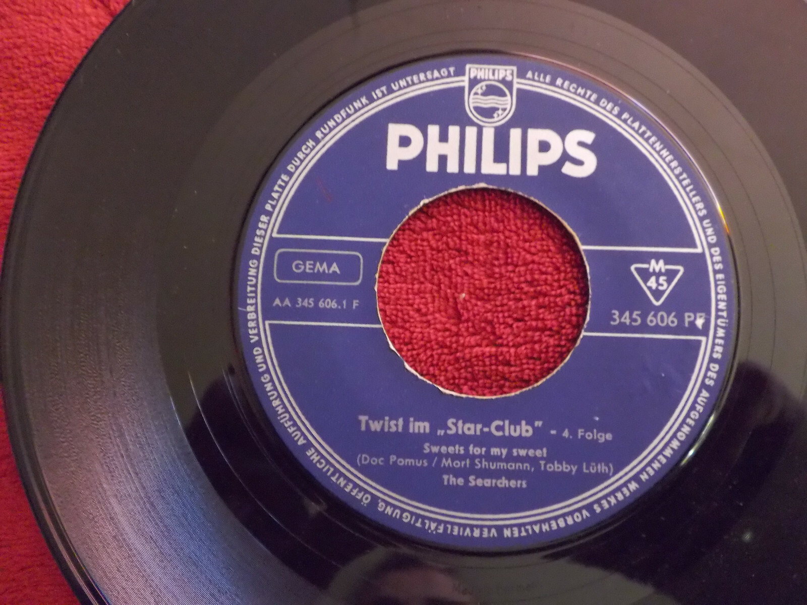 The Searchers – Sweets for My Sweet / Listen to Me (Philips Records, 345 606 PF)