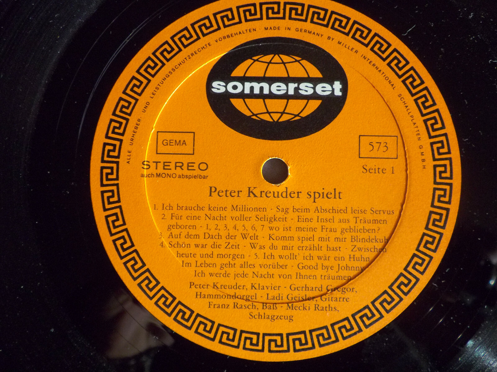 Peter Kreuder – Peter Kreuder spielt | Somerset Records 573, Bild 2