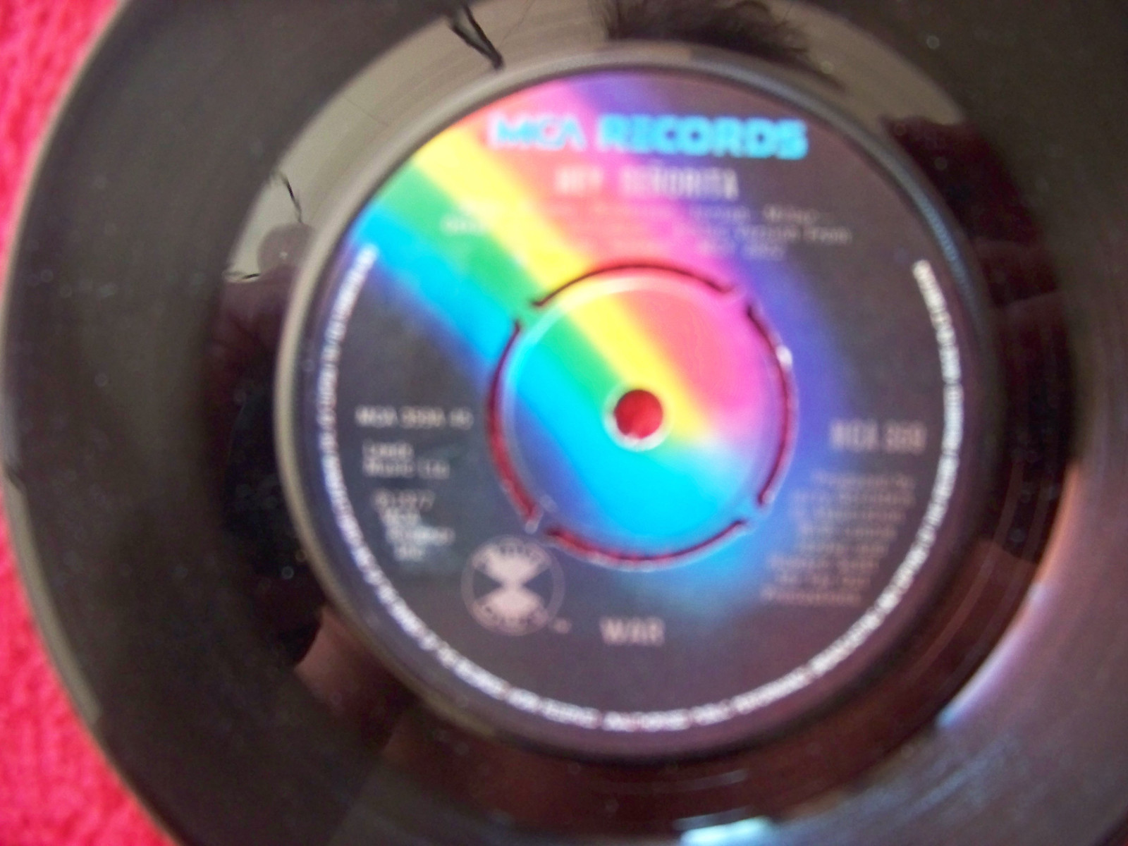 War – Hey Senorita / Sweet Fighting Lady (MCA 359, UK, 1977)