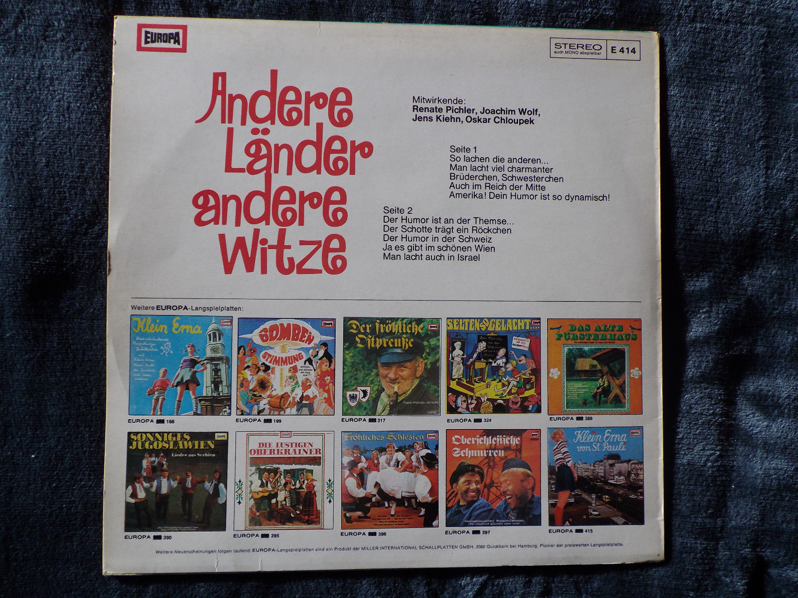 Andere Länder andere Witze – Europa LP, Bild 2
