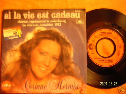 Corinne Hermes – Si la vie est cadeau / Pour un jour de toi (Single, 7 Zoll)