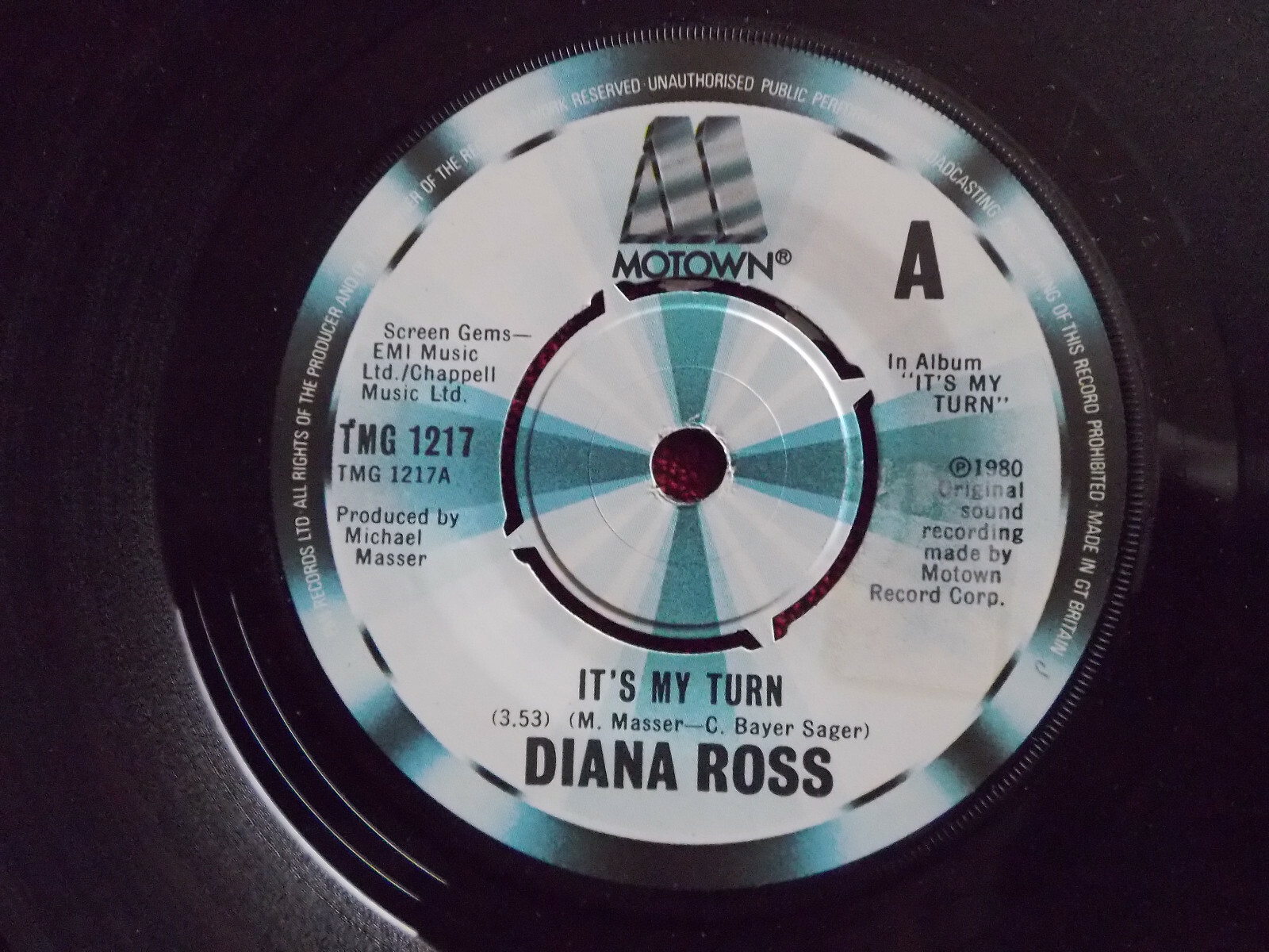 Diana Ross – It´s my turn / Sleepin´ | Motown Records TMG 1217
