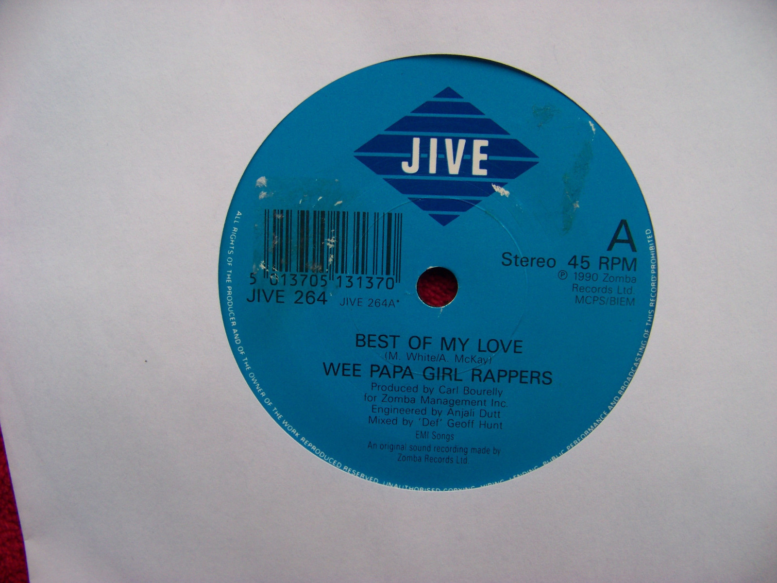 Wee Papa Girl Rappers – Best of My Love / We Got Roots (Jive Records, JIVE  264, 1990)