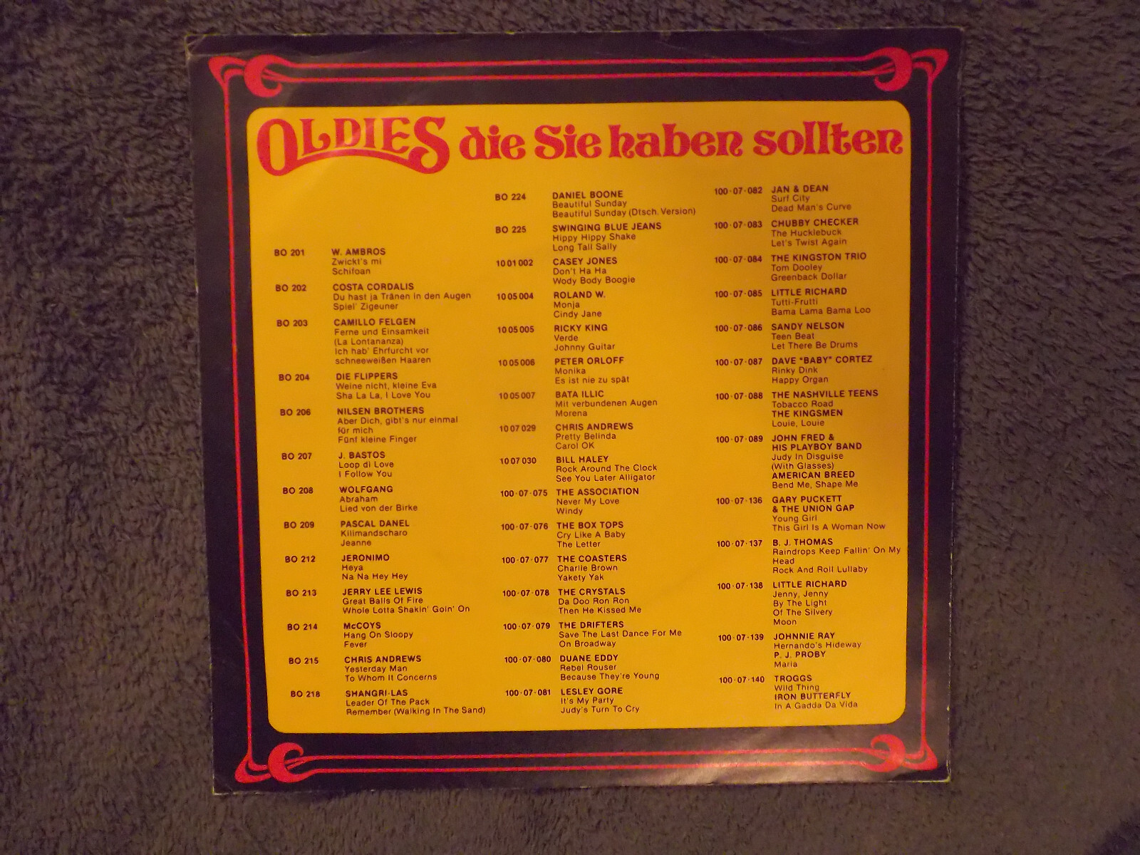 Johnnie Ray / P.J. Proby – Hernando´s highway / Maria (Bellaphon, Single), Bild 2