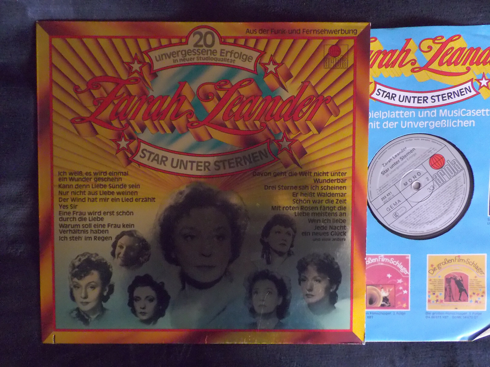 Zarah Leander – Star unter Sternen (Ariola LP)