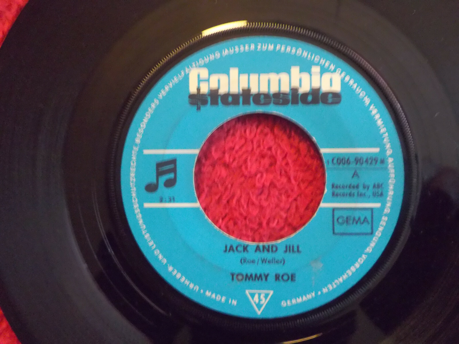 Tommy Roe – Jack and Jill / Tip toe Tina (7″-Single)