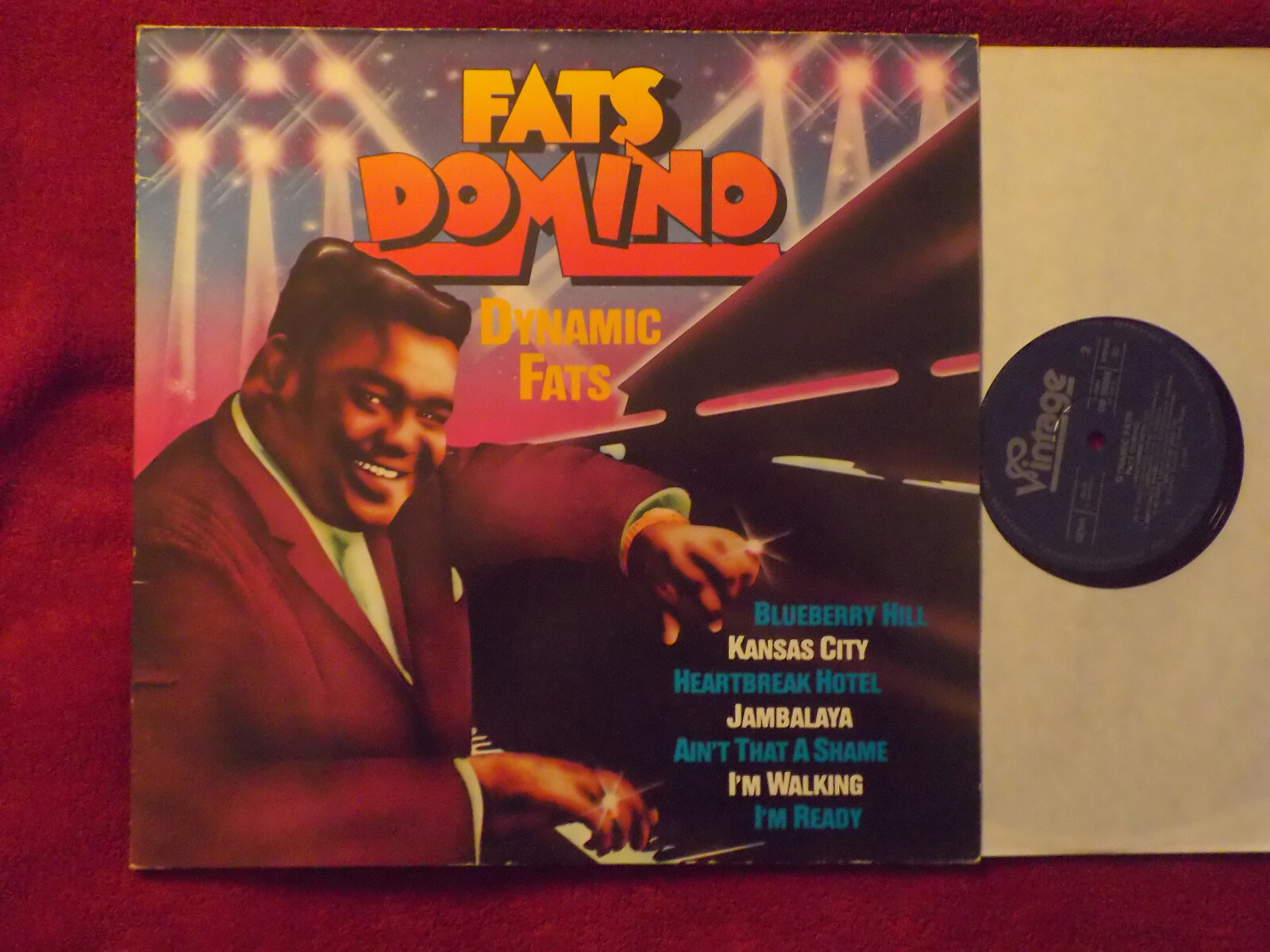 Fats Domino – Dynamic Fats | Vintage Records DB 50008 | D-LP, 1979