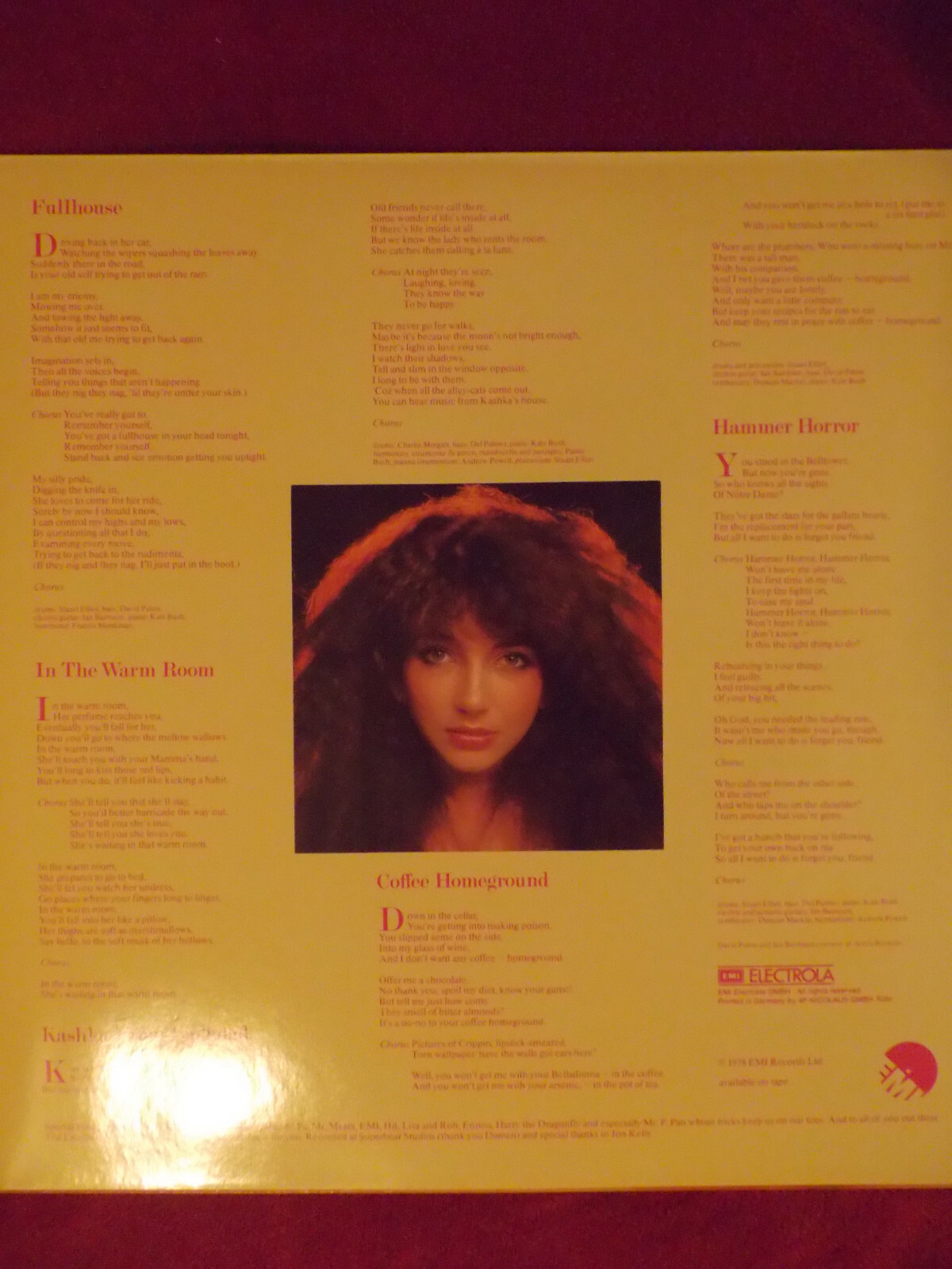 Kate Bush – Lionheart (LP, Deutschland 1978), Bild 6