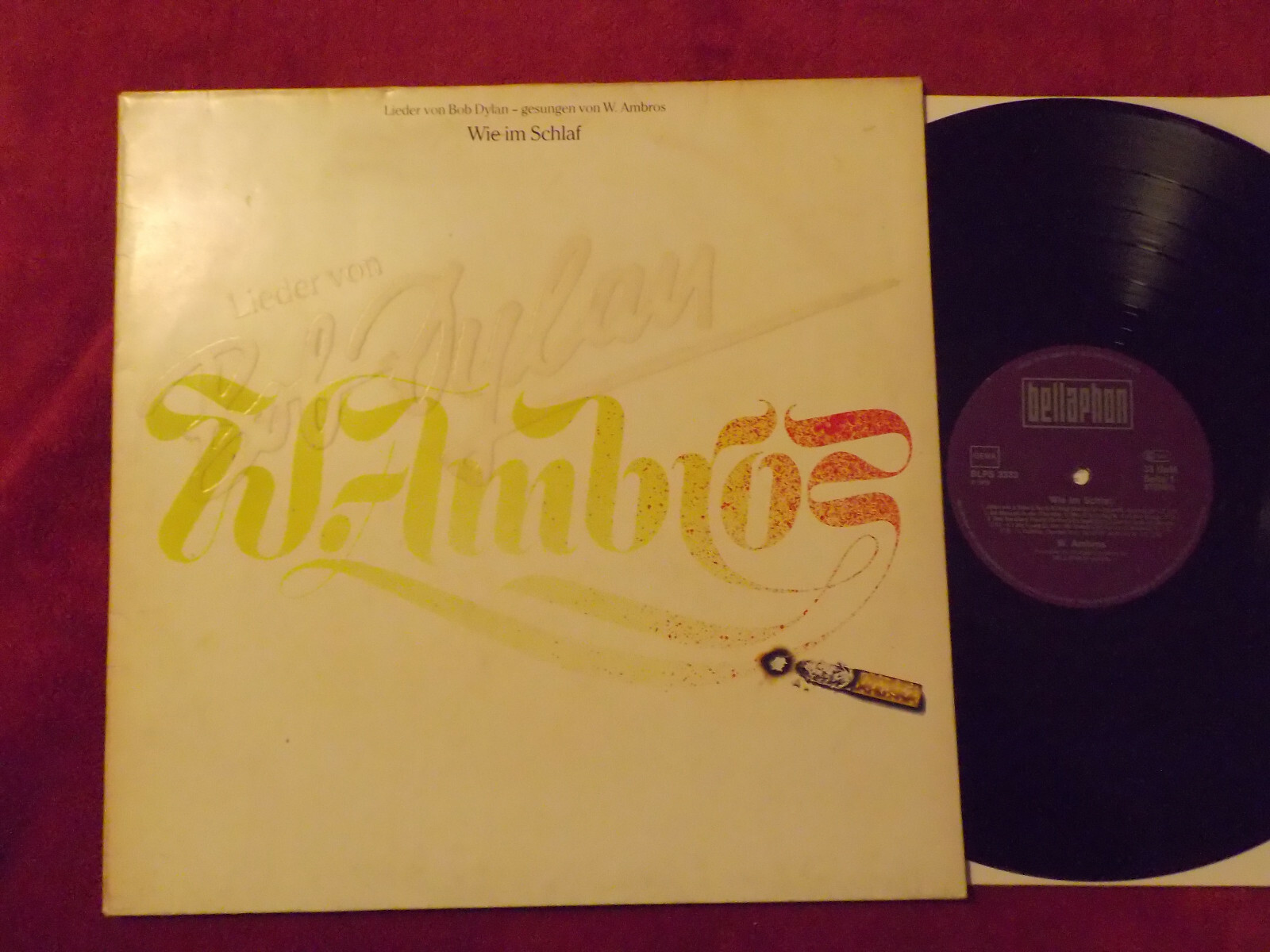 Wolfgang Ambros – Lieder von Bob Dylan | Bellaphon Records LP