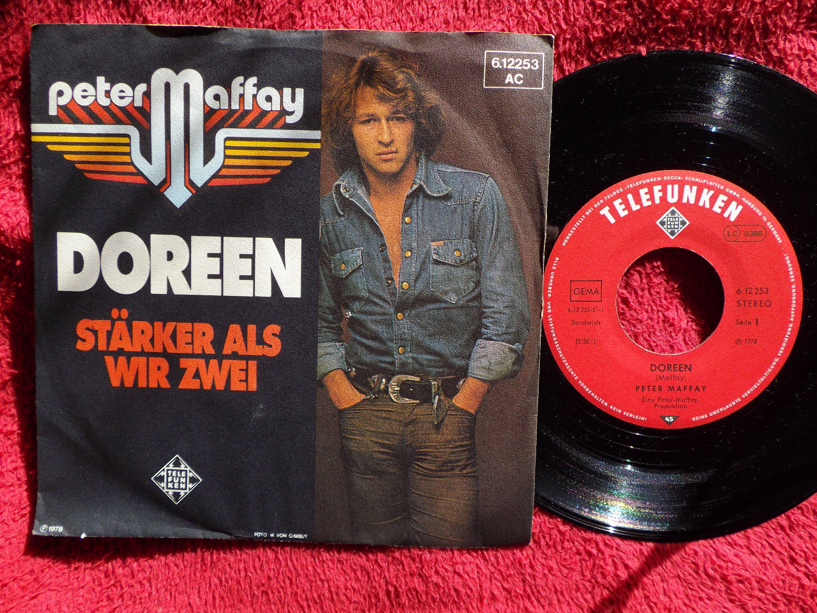 Peter Maffay – Doreen / Stärker als wir zwei | Telefunken 7" Single, 1978