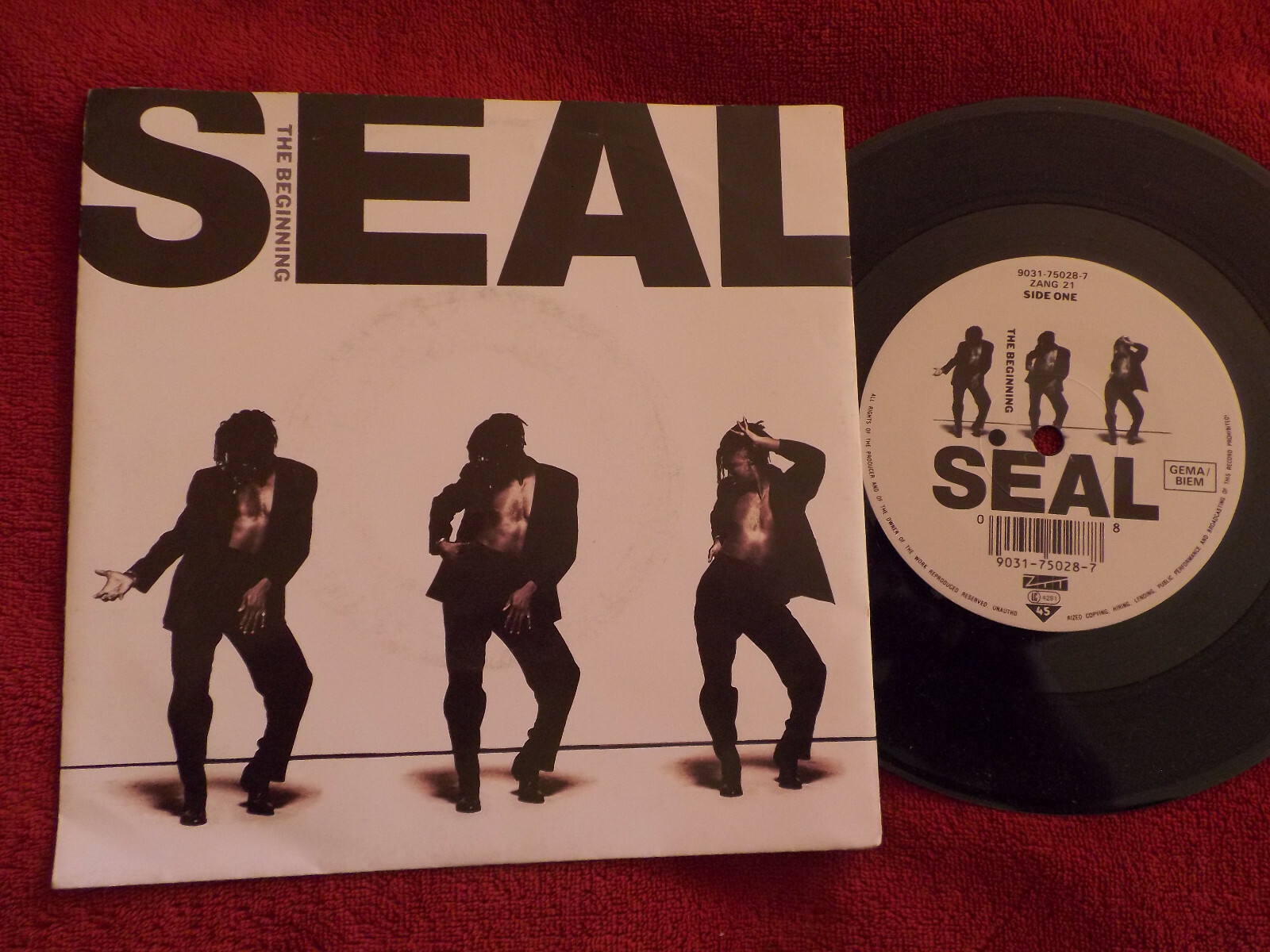 Seal – The Beginning / Deep Water (Acoustic) | ZTT Records, 7″ Single, 1991
