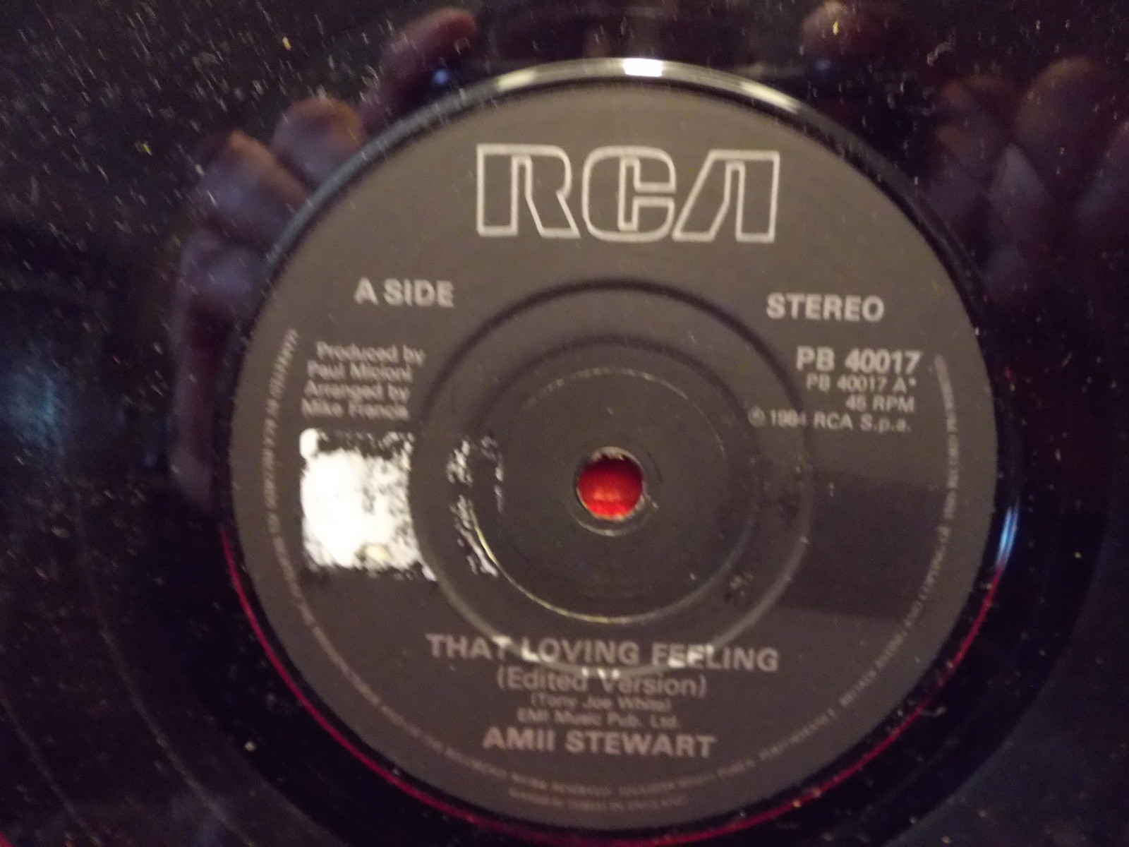 Amii Stewart – That Loving Feeling / Fever Line | RCA PB 40017