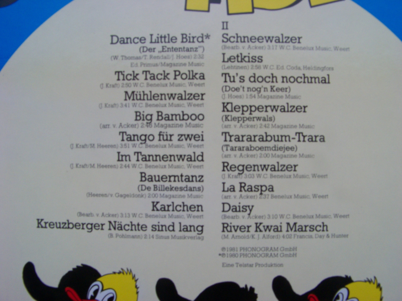 Electronica´s – Quietschfidelio (LP, Polystar Records, 1981), Bild 3