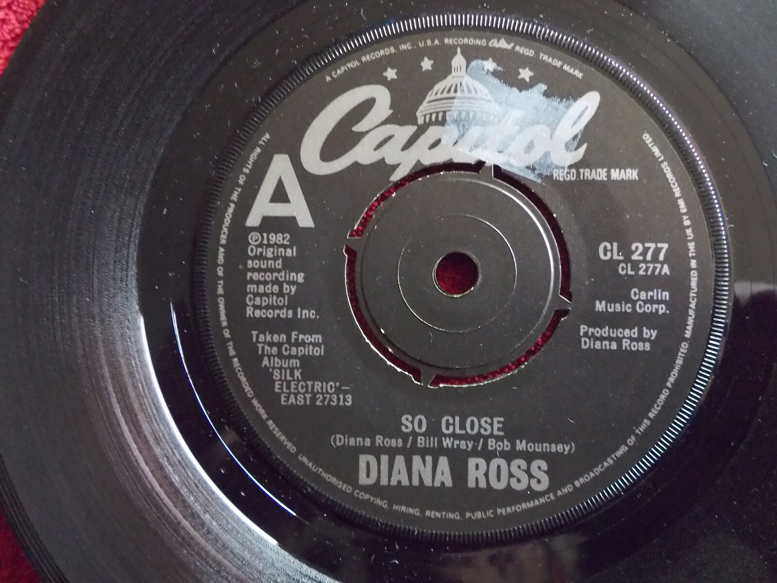 Diana Ross – So Close / Fool for Your Love (Single, 1982)