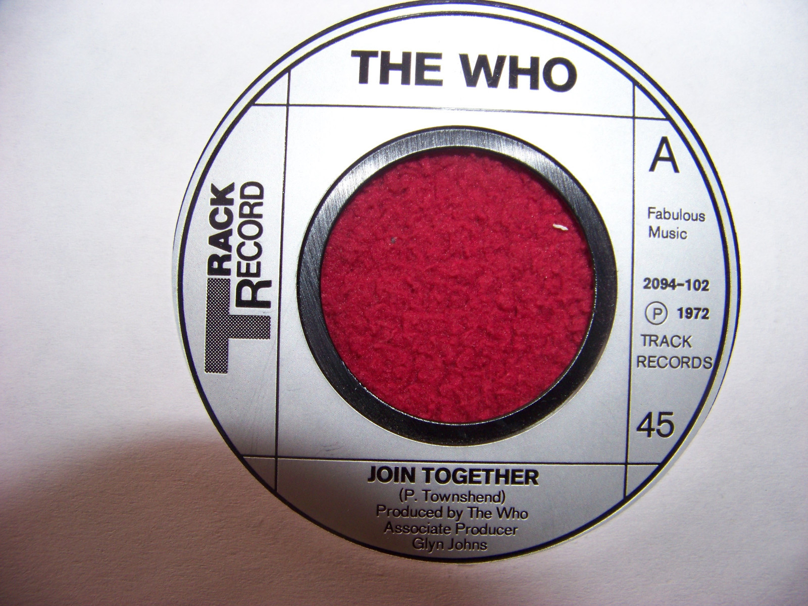 The Who – Join Together / Baby Don’t You Do It (45 U/min, 7″-Single, 1972)