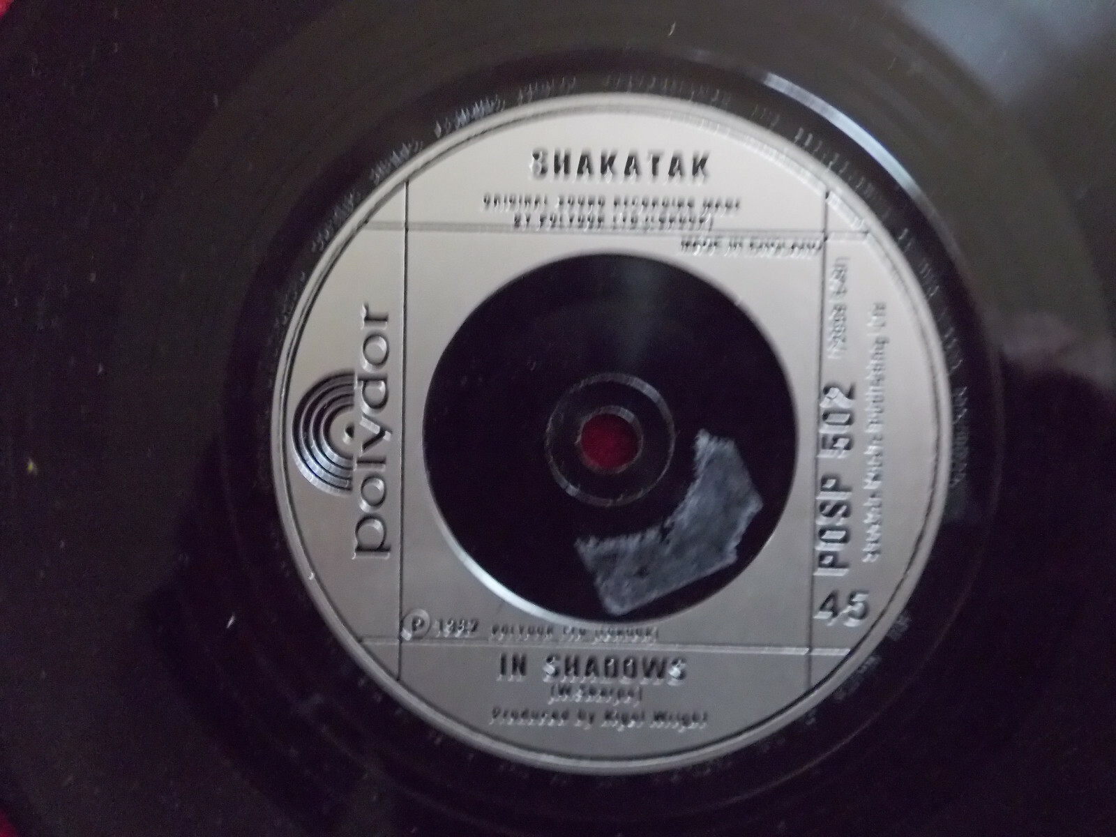 Shakatak – Invitations / In Shadows | Polydor 45er, Großbritannien 1982, Bild 2