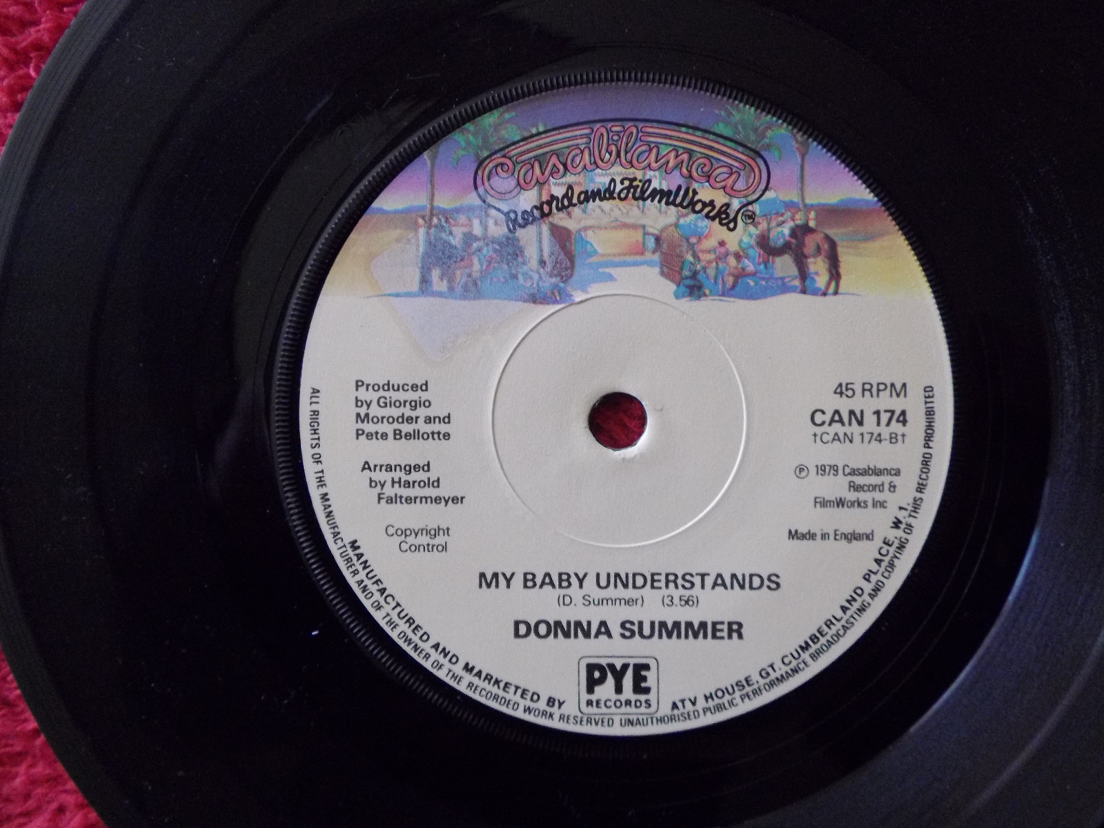 Donna Summer & Barbara Streisand – No more tears / My baby understands (Single, 1979), Bild 2