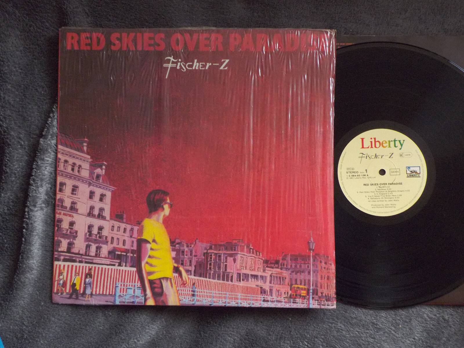 Fischer-Z – Red Skies Over Paradise (LP, Liberty Records, 1C 064-83 100, 1981)
