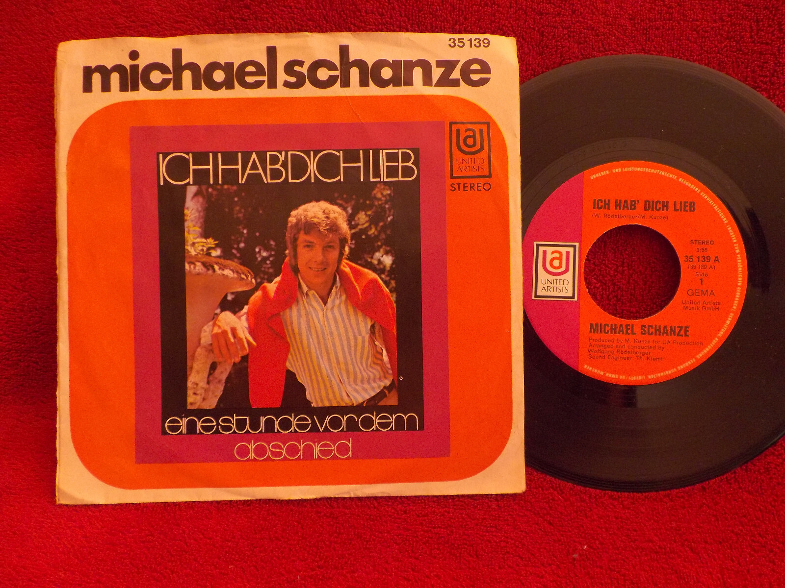 Michael Schanze – Ich hab´ dich lieb / Eine Stunde vor dem Abschied (7″-Single)