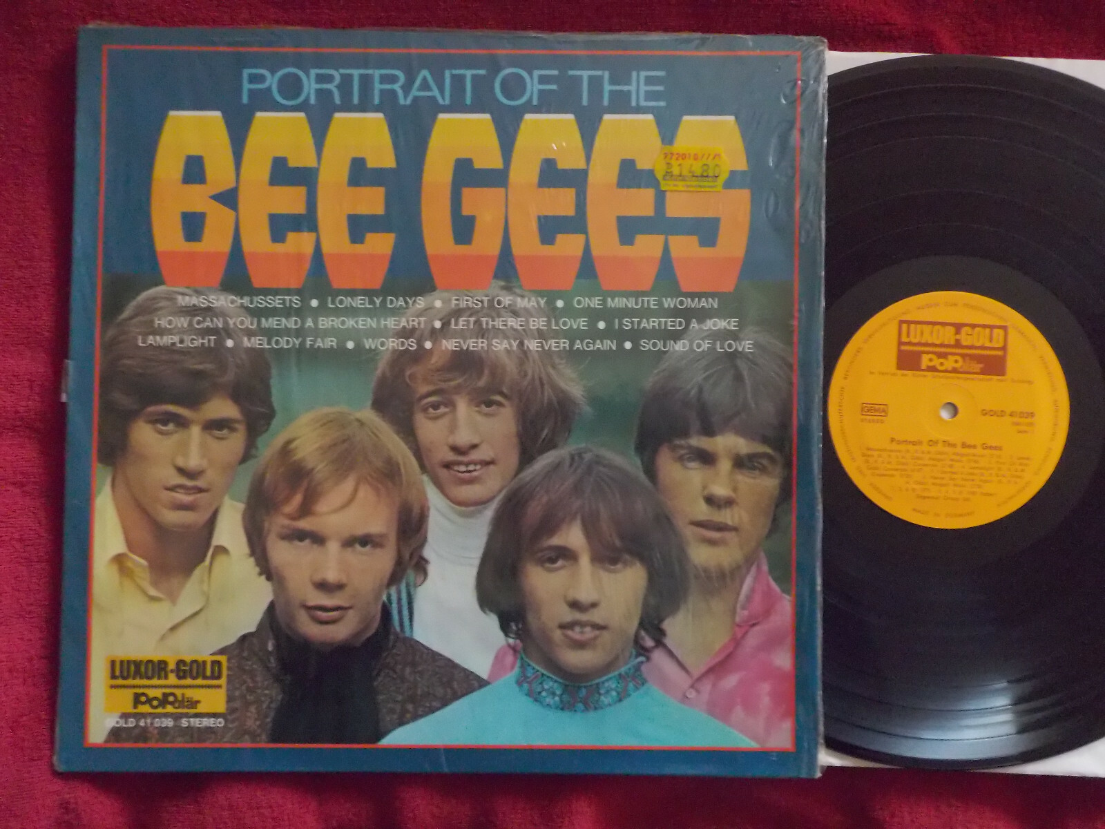 Bee Gees – Portrait of the Bee Gees | Luxor-Gold Populär Records GOLD 41 039, LP