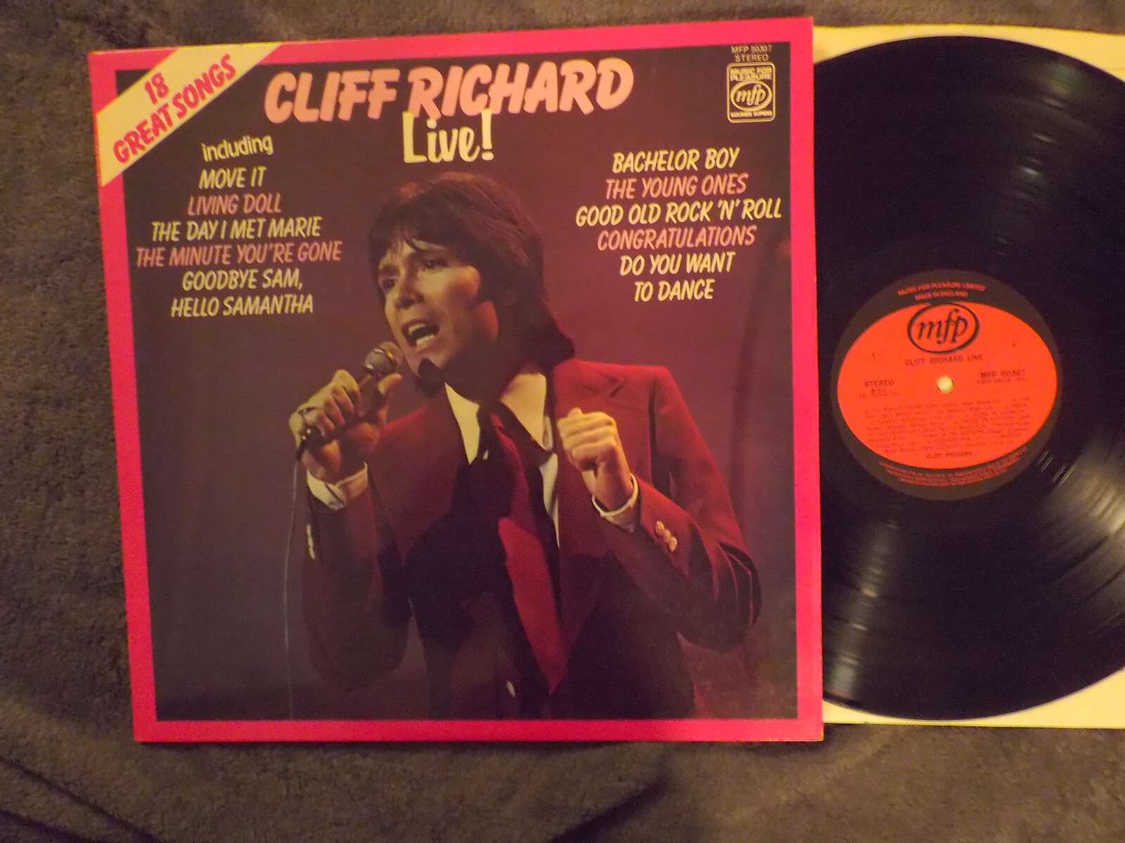 Cliff Richard – Live ! · LP · mfp Records · MFP 50307 · England, 1972