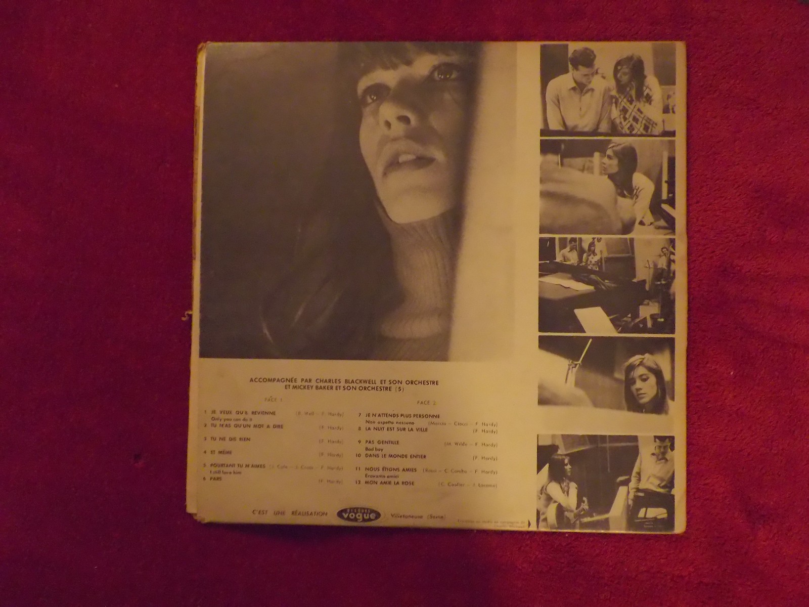 Francoise Hardy – Francoise Hardy (F.H.S. 2), französische LP von 1964, Bild 3