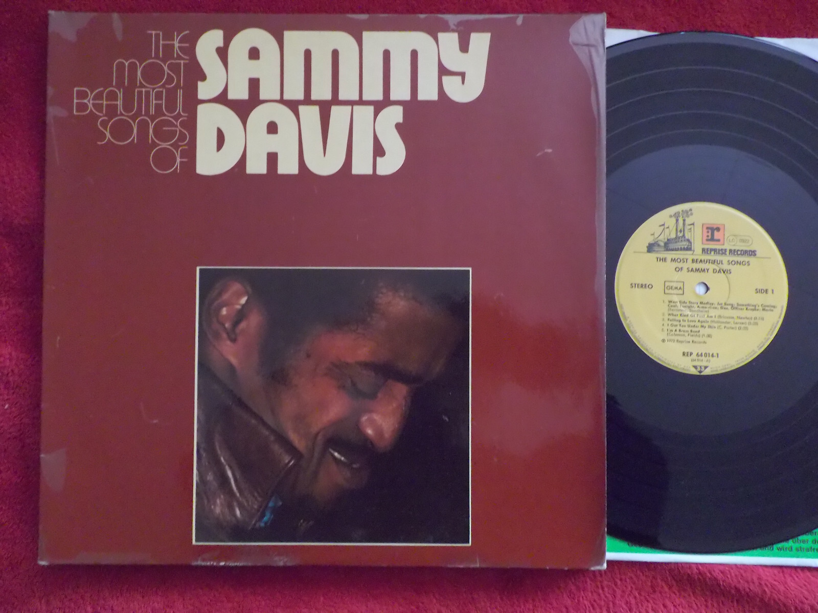 Sammy Davis – The most beautiful songs of Sammy Davis | Reprise Records 64 014 | D-LP
