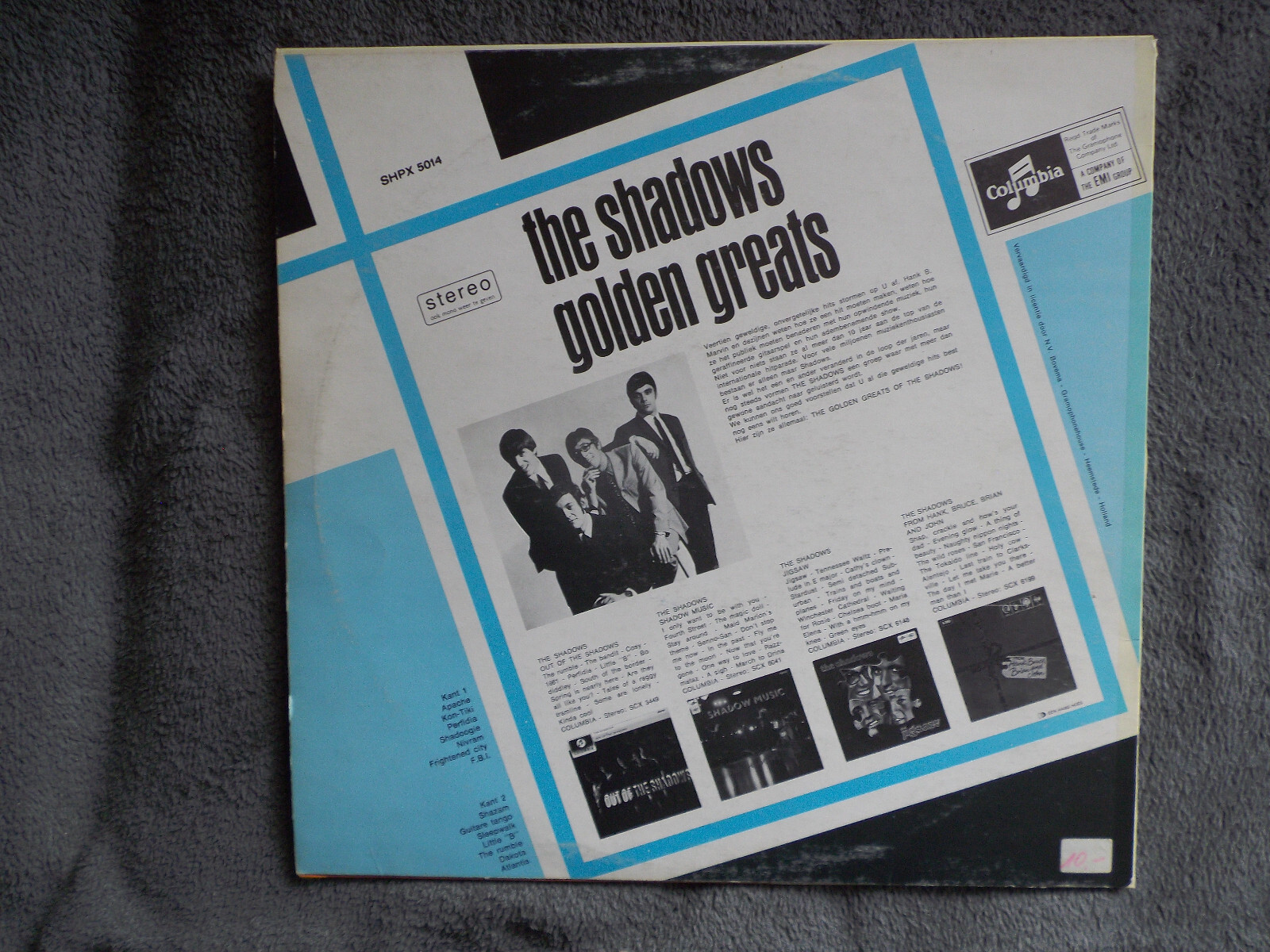 The Shadows – Golden greats | Columbia-LP, Bild 2