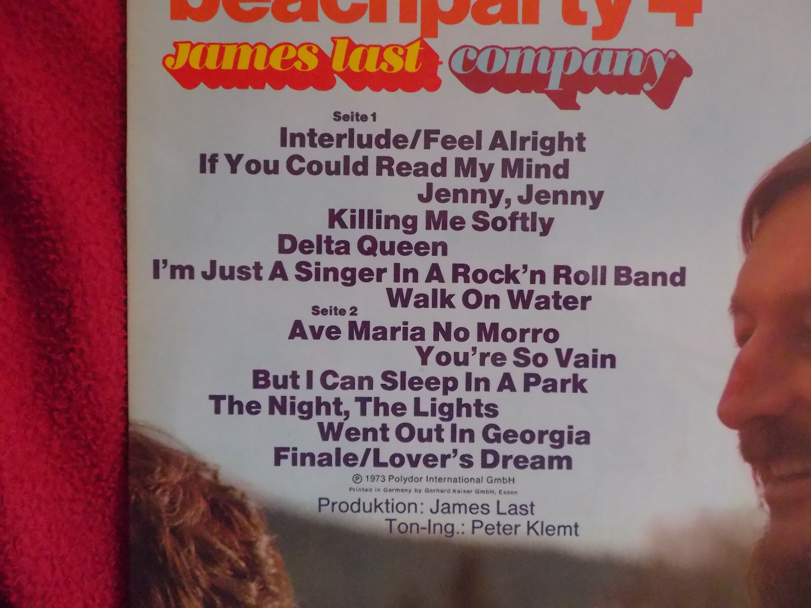 James Last – Beach Party 4 (Polydor, LP, 1973), Bild 3