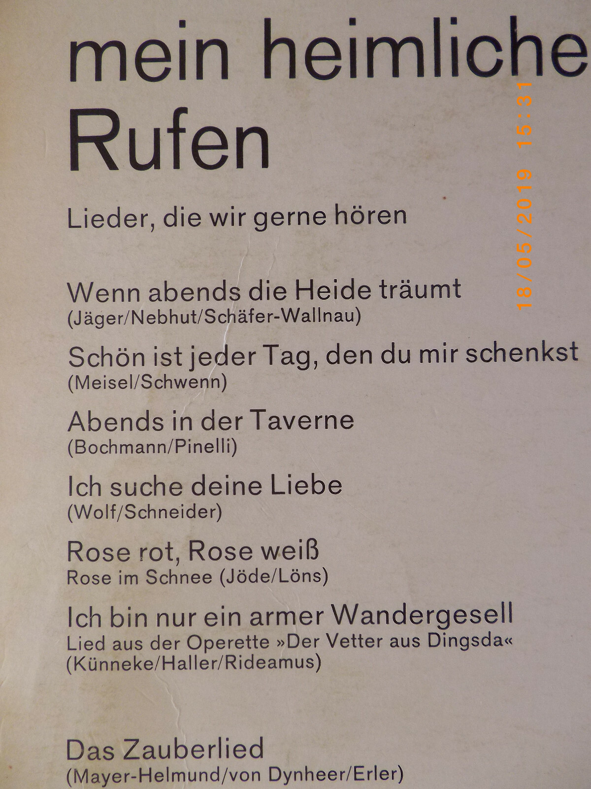 Bruce Low – Hörst du mein heimliches Rufen (Baccarola Records, LP), Bild 3