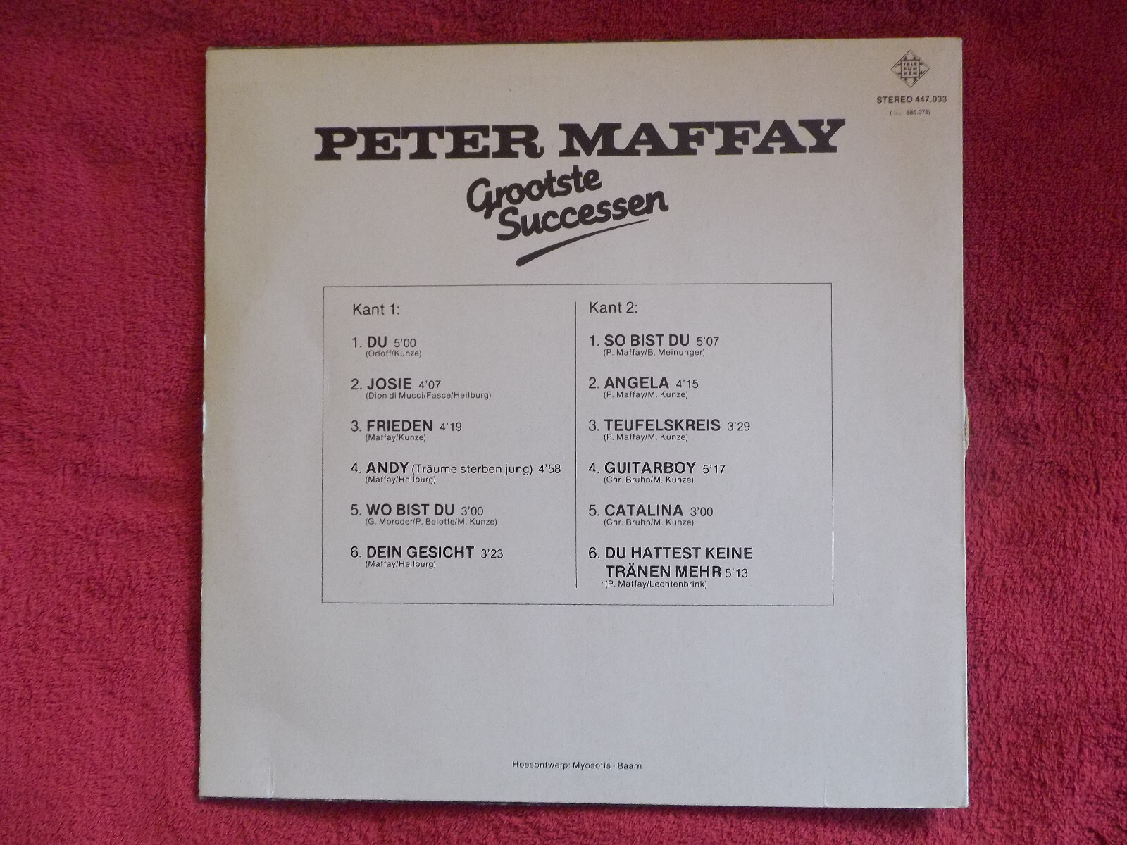 Peter Maffay – Grootste successen (LP), Bild 3