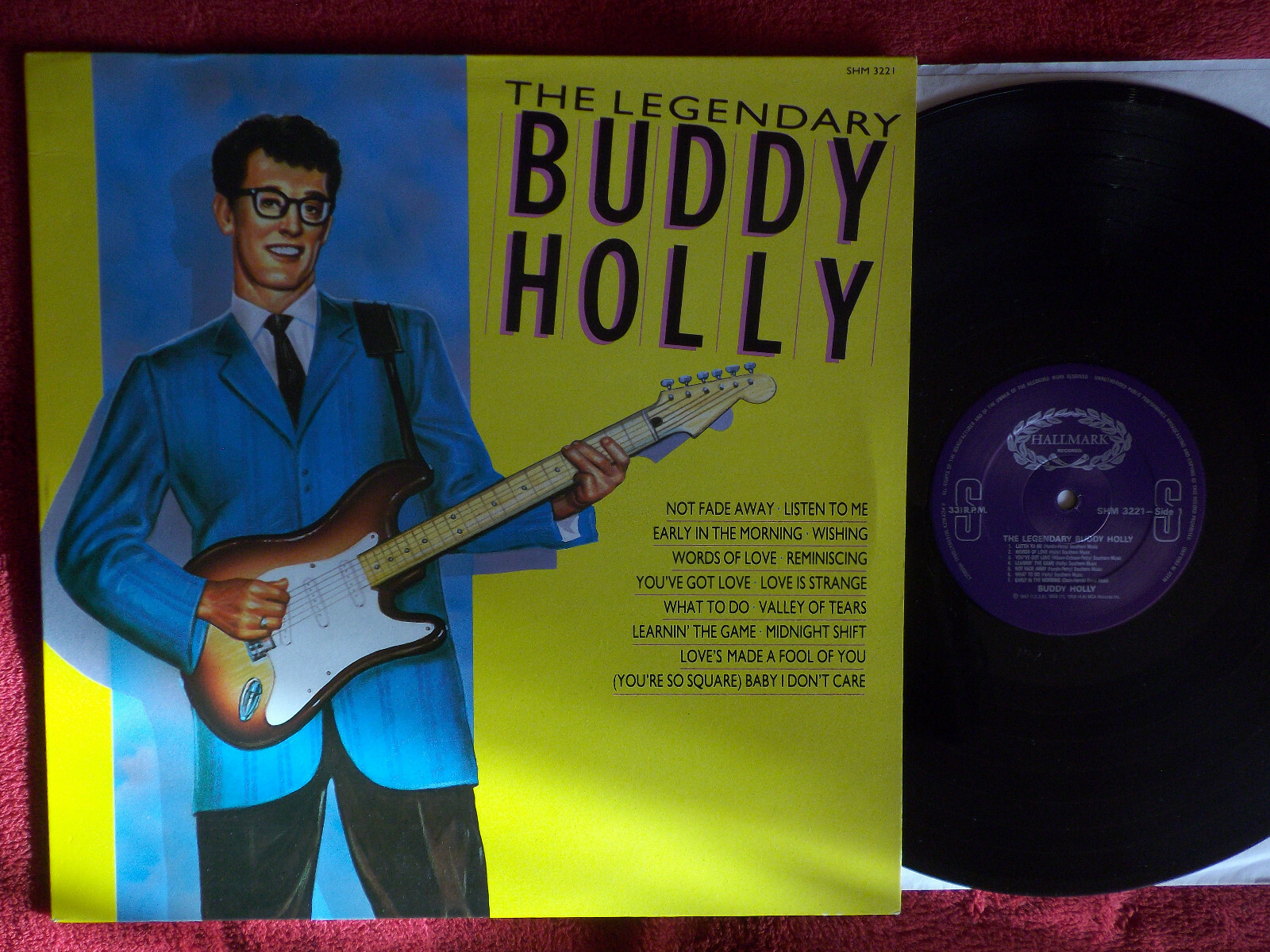 Buddy Holly – The Legendary Buddy Holly (LP, Hallmark Records, 1987)