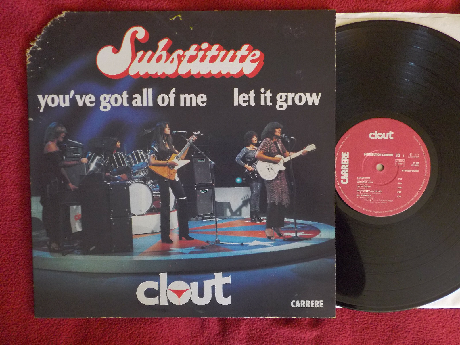 Clout – Substitute | Carrere Records, Frankreich 1978, LP