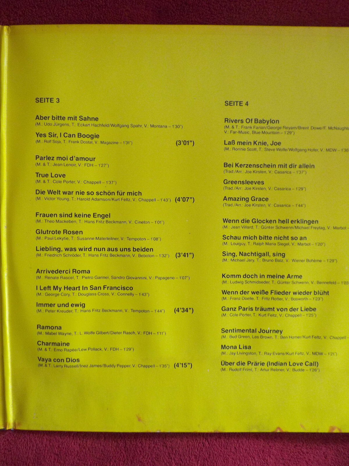 Joe Kirsten und das Astoria-Sound-Ensemble – Ganz leis´ erklingt Musik (Doppel-LP), Bild 5