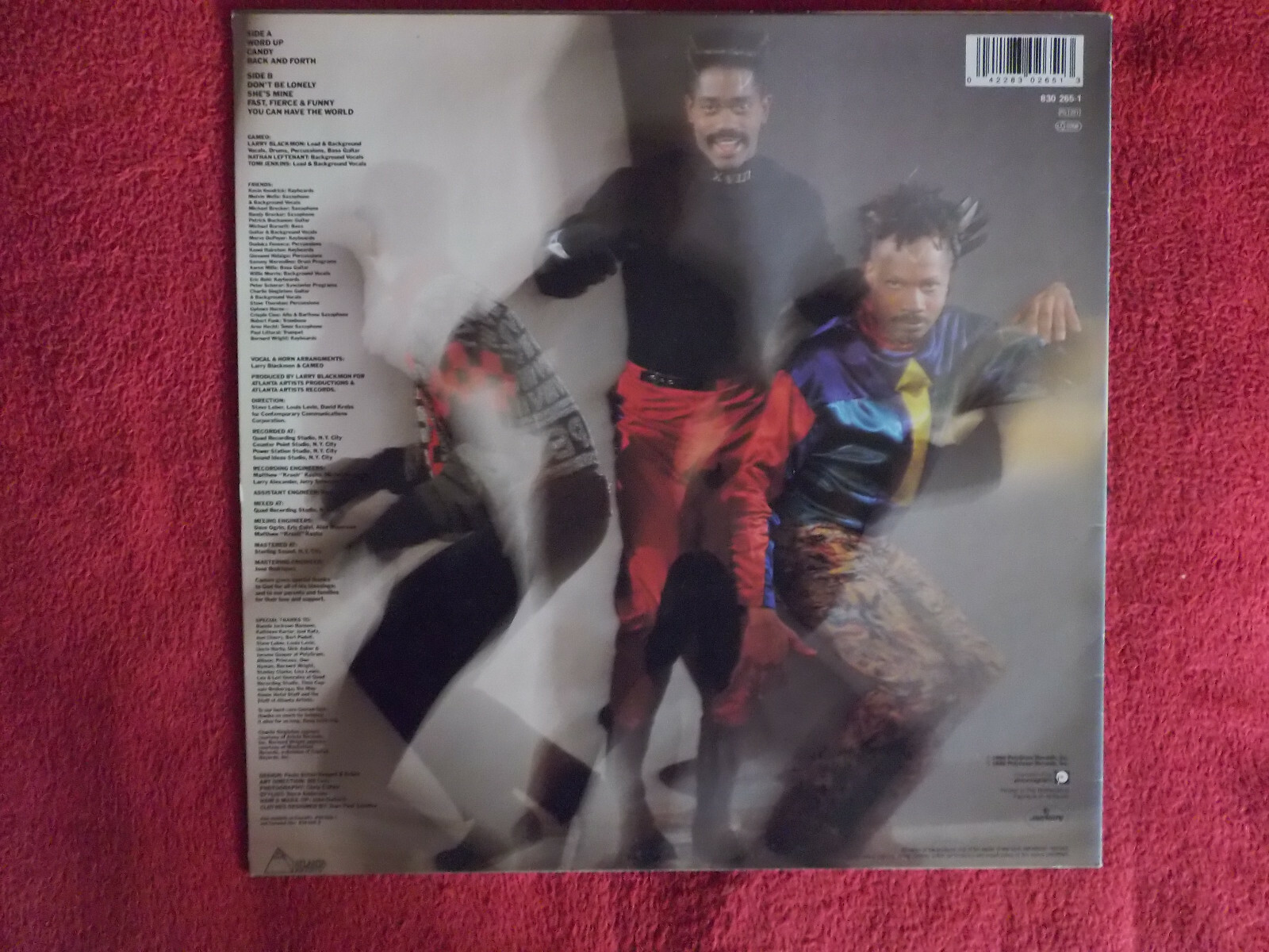 Cameo – Word Up! (LP, Mercury Records, Niederlande, 1986), Bild 3