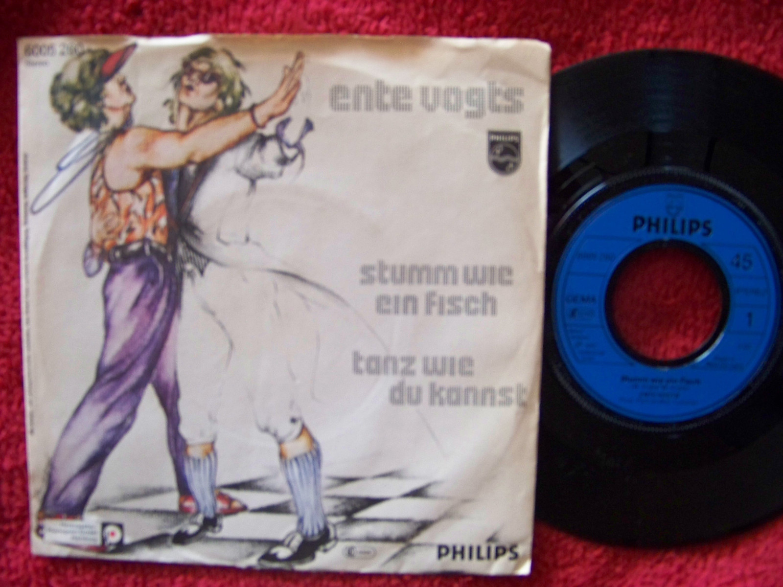 Ente Vogts – Stumm wie ein Fisch / Tanz wie du kannst (Philips Records, 6005 260, 1982)