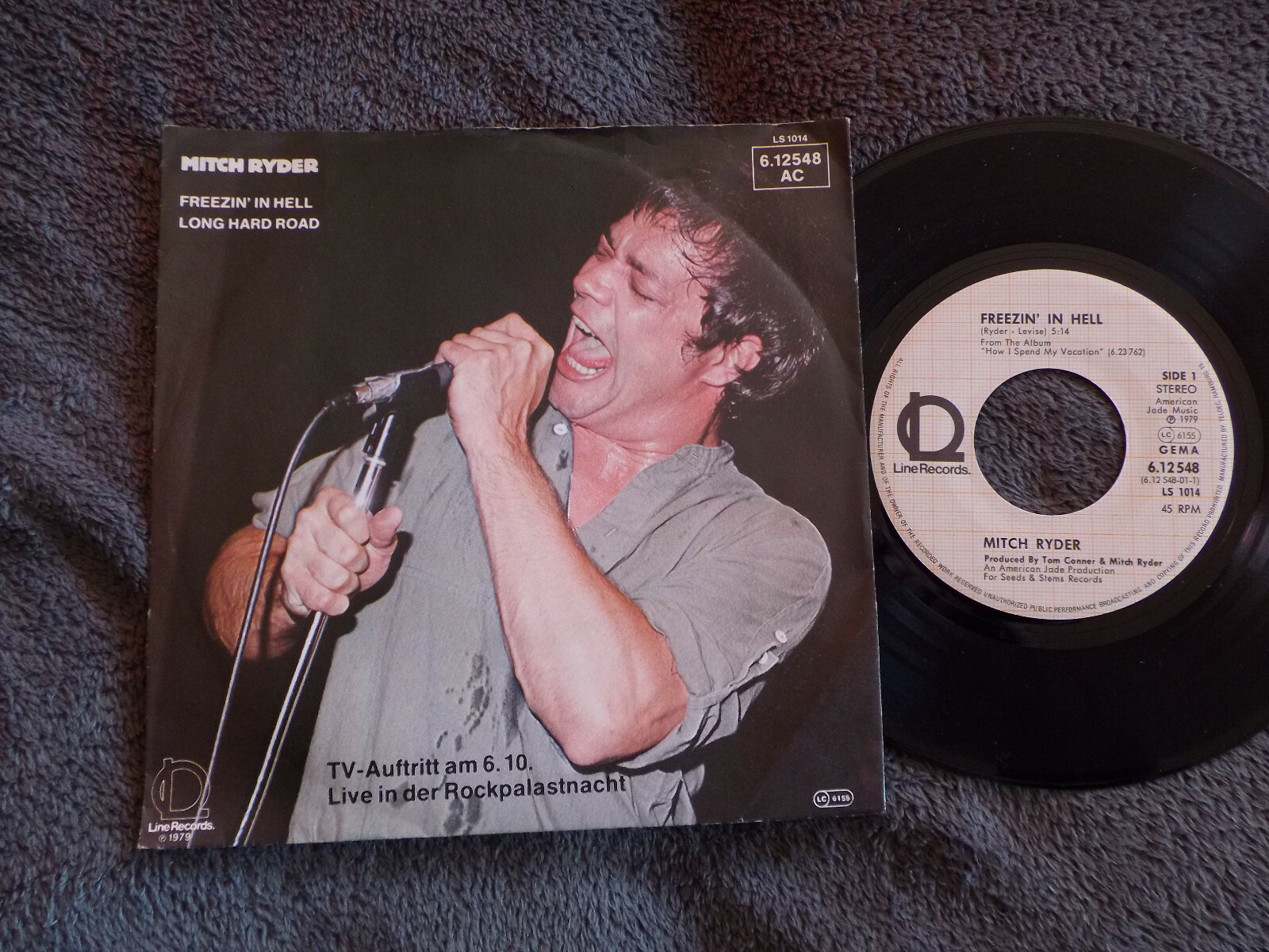 Mitch Ryder – Freezin´in hell / Long hard road (7")