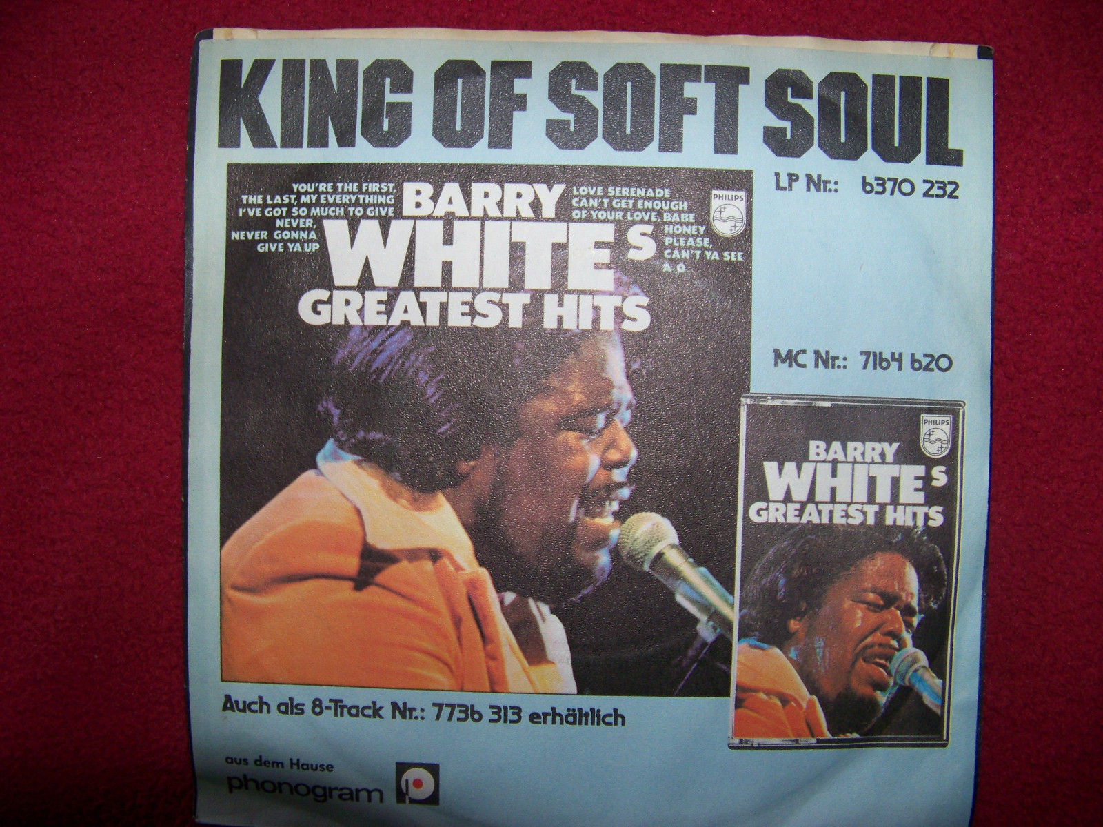 Barry White – You See the Trouble with Me / I’m So Blue and You Are Too (7″-Single, 1976), Bild 2