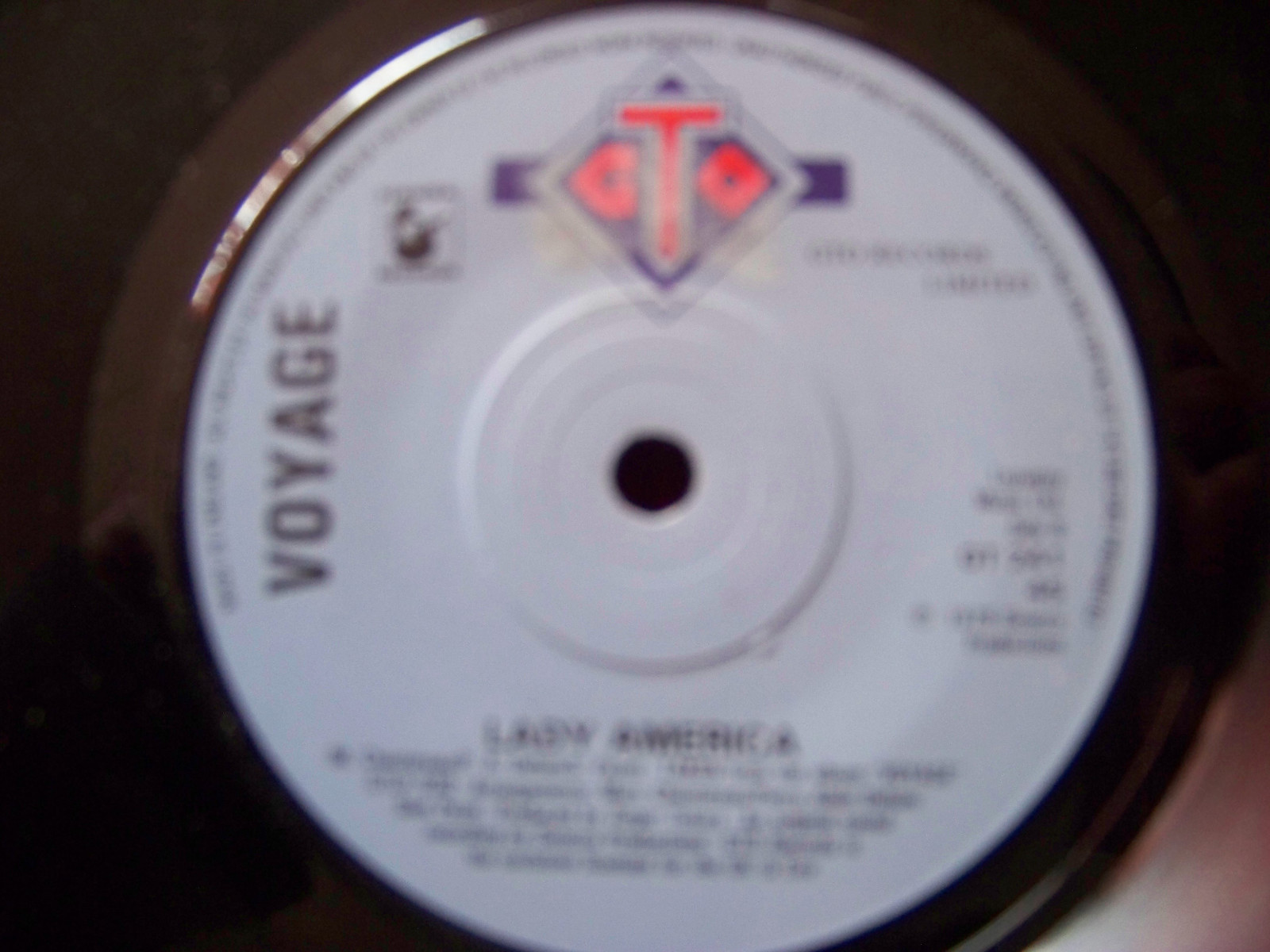 Voyage – Souvenirs / Lady America (GTO Records, GT 241, 1978), Bild 2