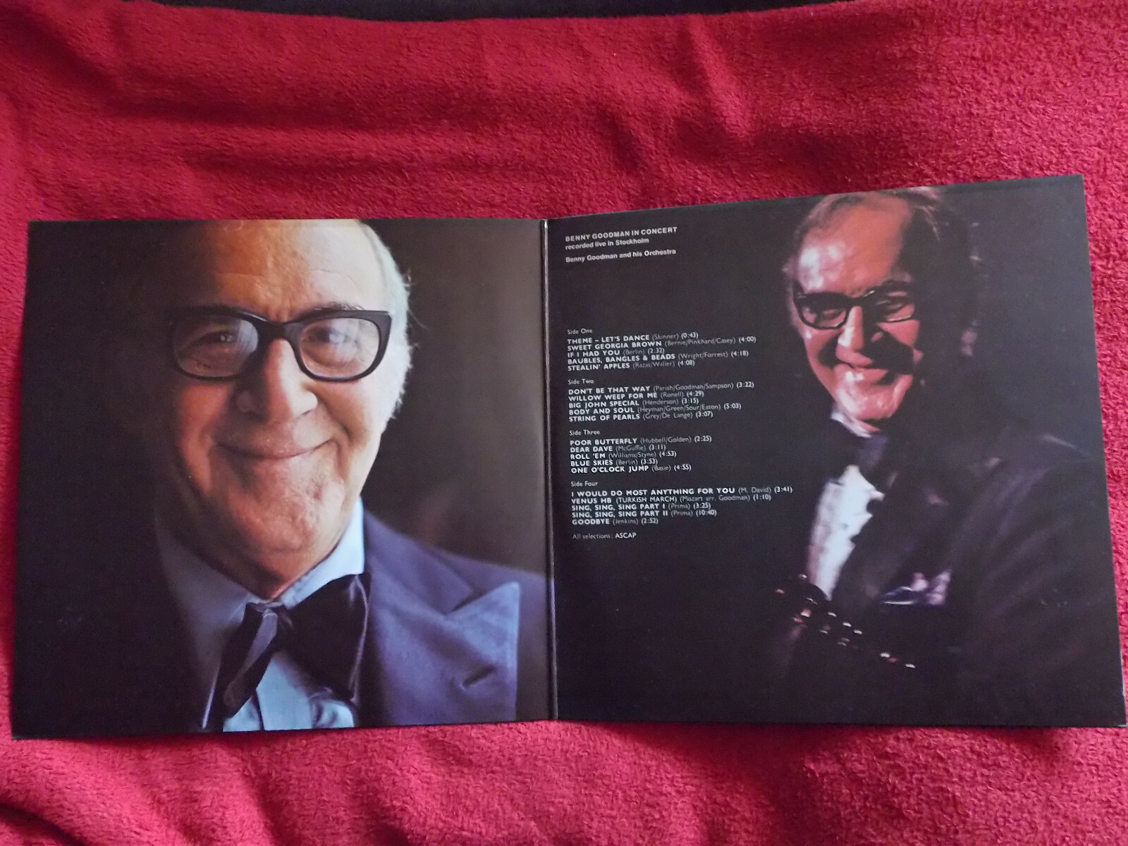 Benny Goodman – In concert | Decca Records DS 3129, Doppel-LP, Bild 2