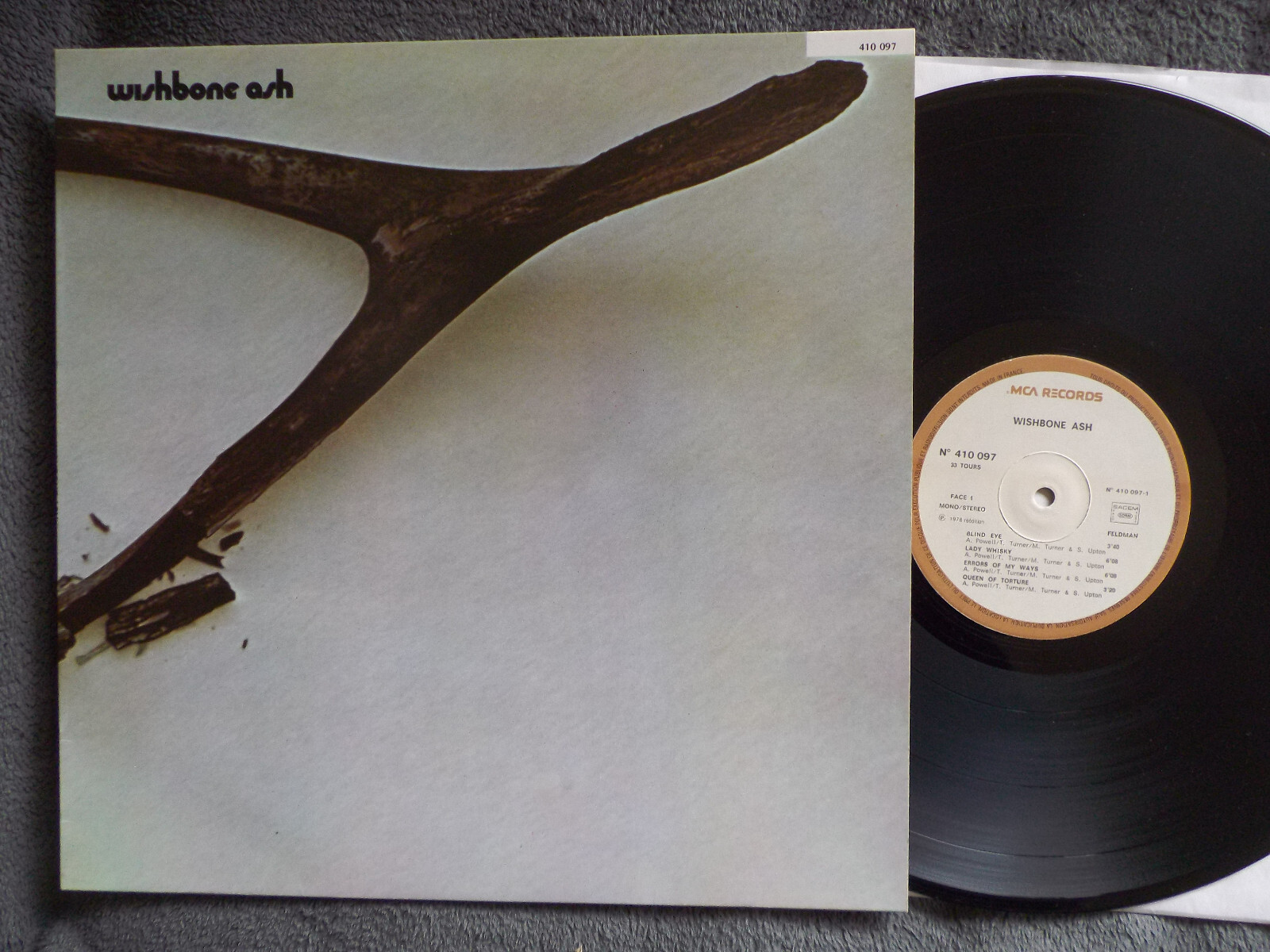 Wishbone Ash – Wishbone Ash, LP, MCA Records, Frankreich 1978