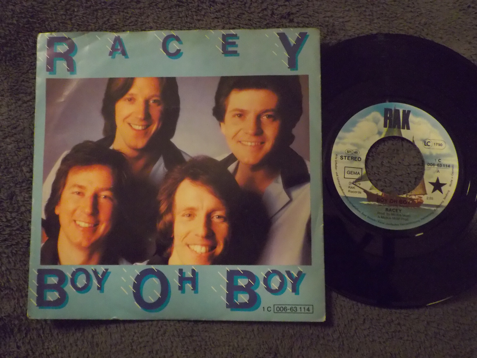 Racey – Boy oh boy / Sensational buzz (7″-Single, 1979)